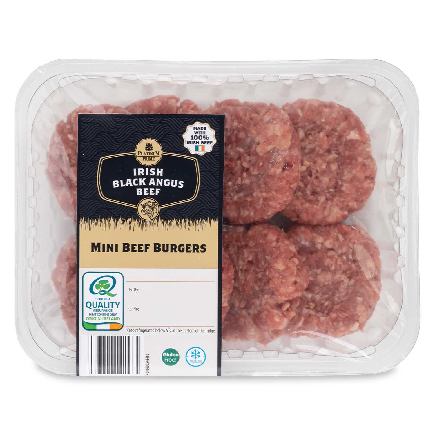 Irish Black Angus Mini Beef Burger 400g Platinum Prime